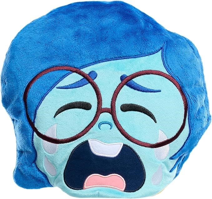 3 X INSIDE OUT 2 Flip-A-Mood Reversible Plush Joy/Sad, Kids Toys for Ages 3