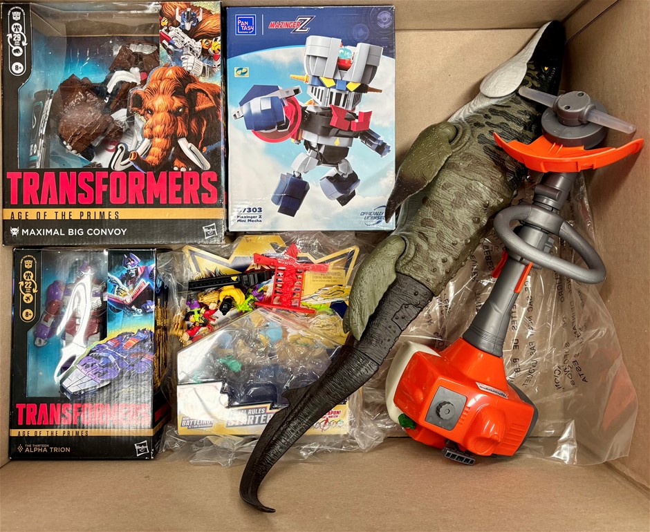 12 x Assorted Boy's Toys. Comprising: TRANSFORMERS, BOSCH, SPIDERMAN & More