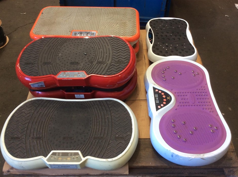 Mix Brand Mix Model Vibration Exercise Machine (Lot of 7)