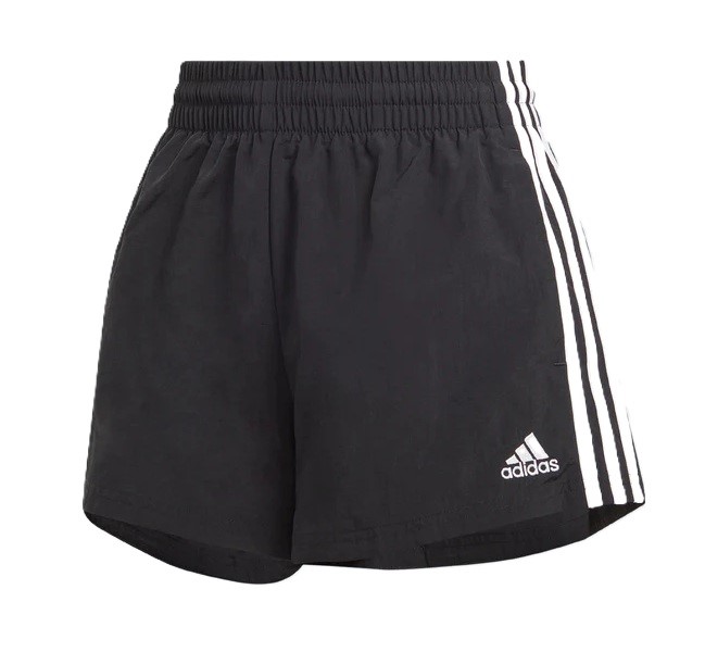 ADIDAS Women's 3S Woven Shorts, Size AU XL, Black/White, HT3397.