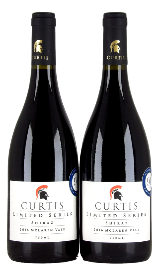 Curtis Family Vineyard Limited Series Shiraz 2016 (2x 750mL) McLaren Vale