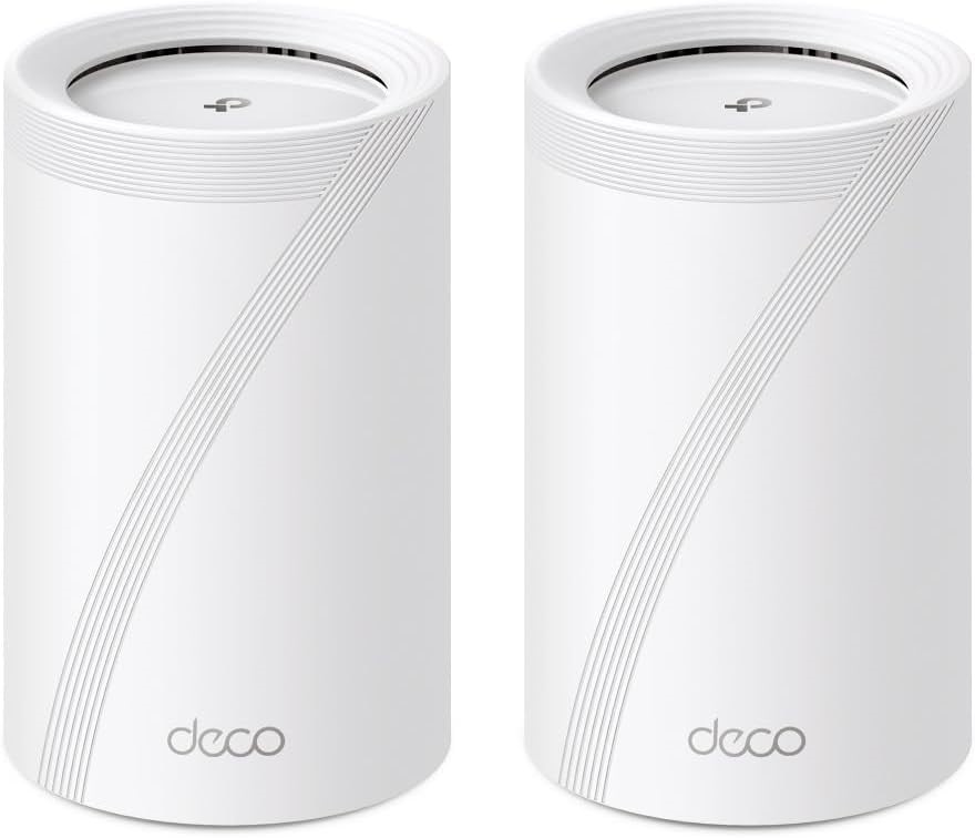 TP-Link Deco BE11000 Tri-Band Whole Home Mesh WiFi 7(2 PACK) up to 11 Gbps,