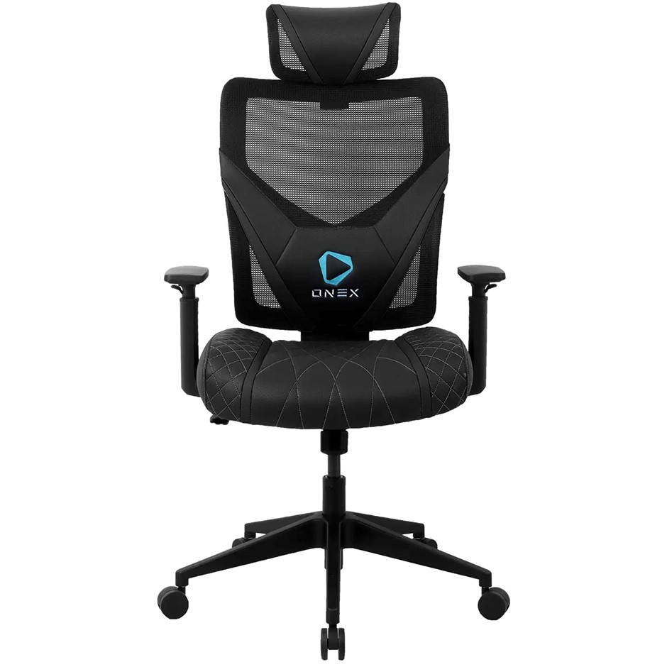 ONEX GE300 Breathable Mesh Ergonomic Gaming Chair Black. NB: assembled, rec