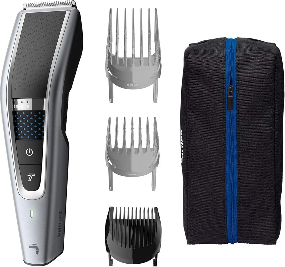 PHILIPS Hair Clipper Series 5000 Hair Clipper with Trim-n-Flow and DualCut