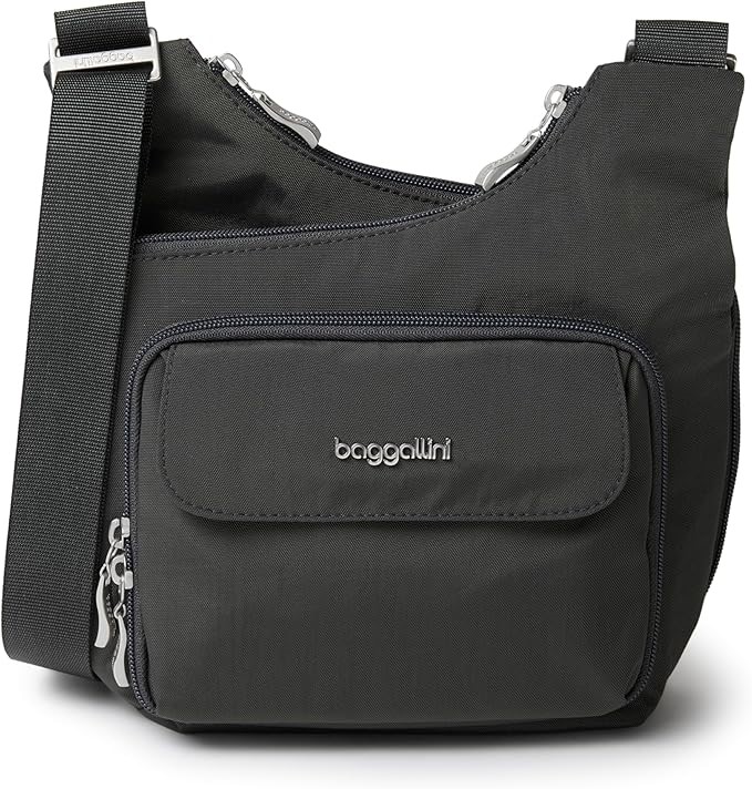 BAGGALLINI Criss Cross, Charcoal, One Size Buyers Note - Discount Freight