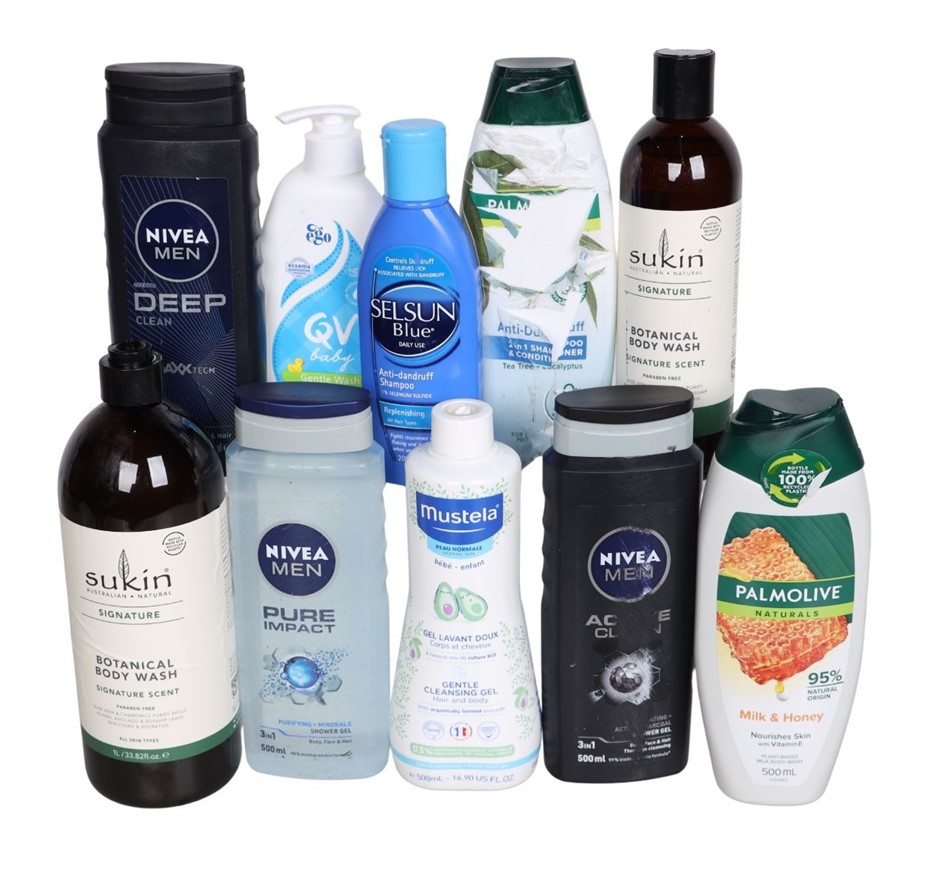 10 x Assorted Hair Care & Body Care Products, Incl: NIVEA, SUKIN & More. N.