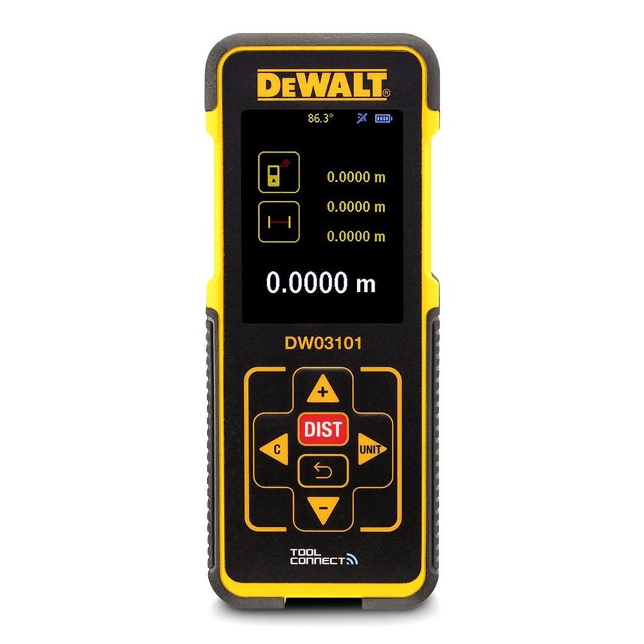 DeWALT 100M Tool Connect Laser Distance Measurer. NB: Not in Original Box.