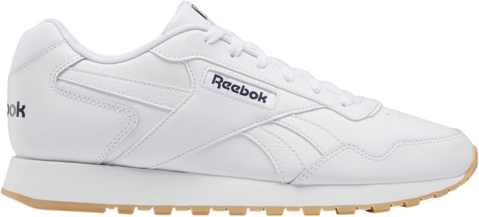 REEBOK Unisex's Glide Sneaker, USM9/W10.5/ EU42, FTWR White Vector Navy Ree