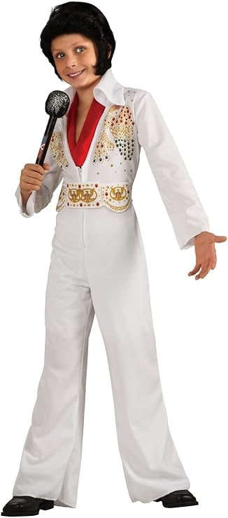 ELVIS Kid's Deluxe Costume - Elvis Presley - Medium (5-7 Yrs), 702281. Buy