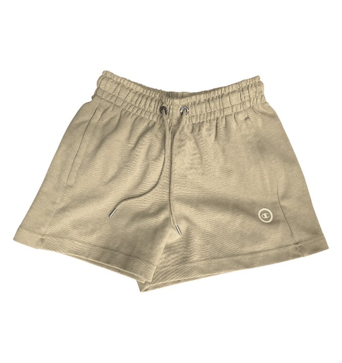 2 x CHAMPION Women's Legacy Tech C-Logo Short, Size 2XL, Sand Pepper Khaki