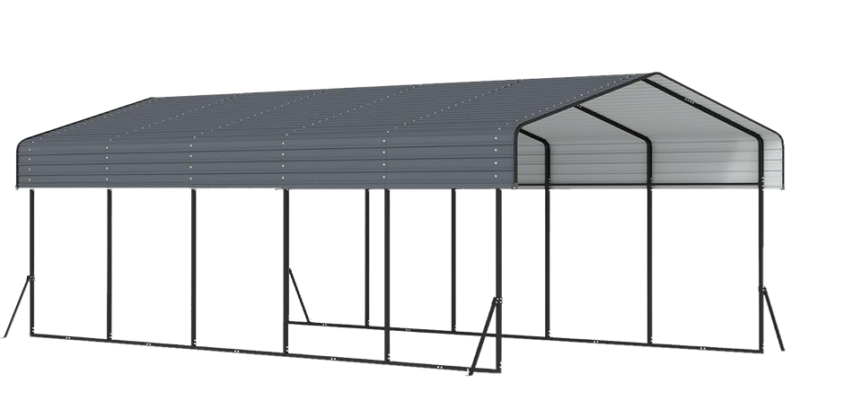 2026 Unused LandHonor 21 x 13 Ft Metal Carport LHR-MC2113