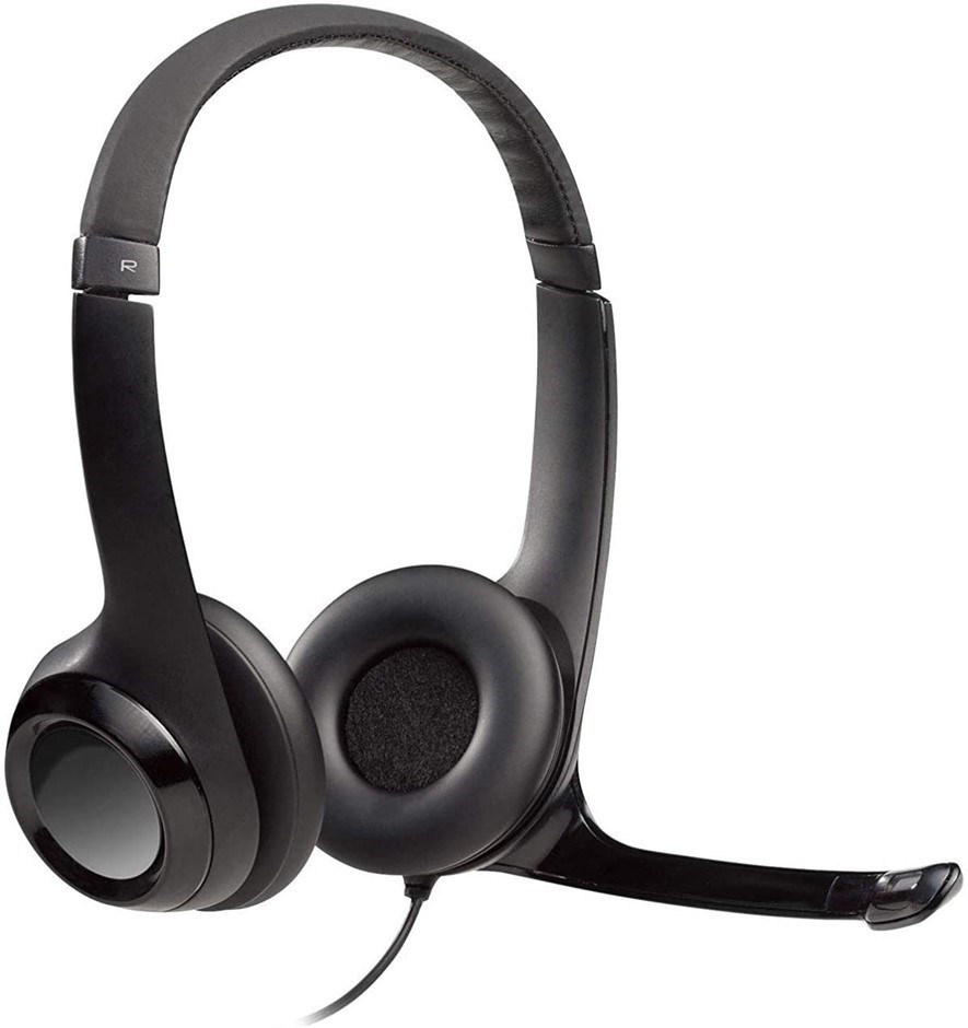 LOGITECH H390 USB Headset, Bluetooth/Wired, Noise Cancellation.  Buyers Not