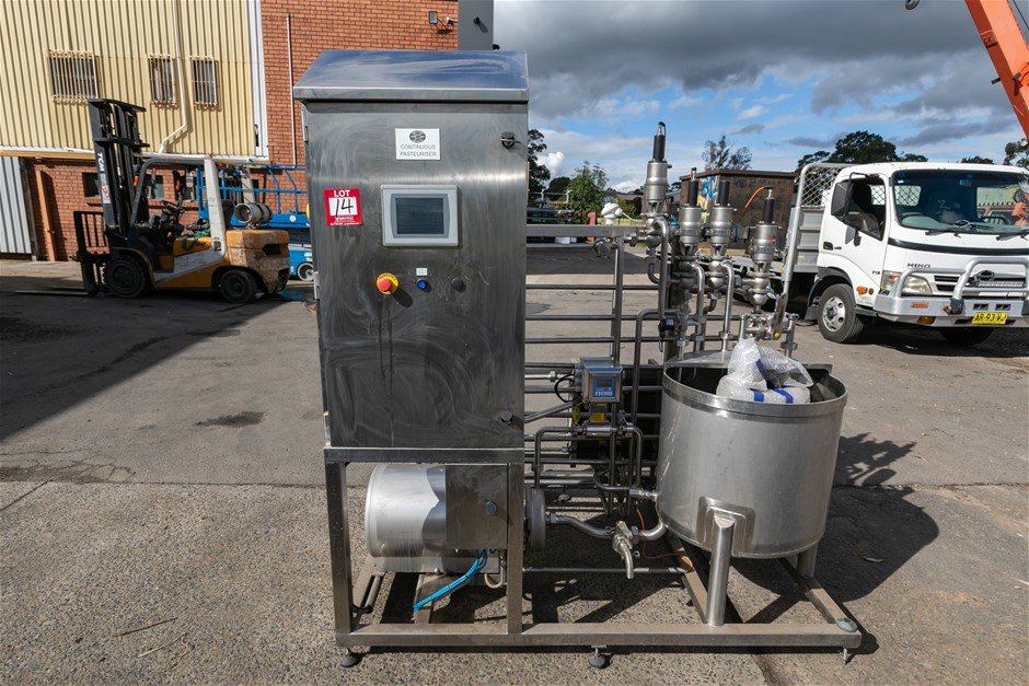 S.T.M 1000 litre/hour Continuous Pasteuriser