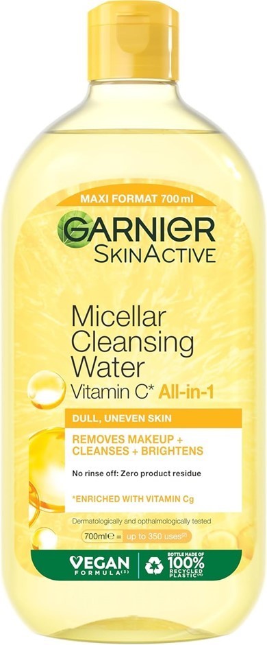 2 x GARNIER Vitamin C Micellar Cleansing Water, 700ml.