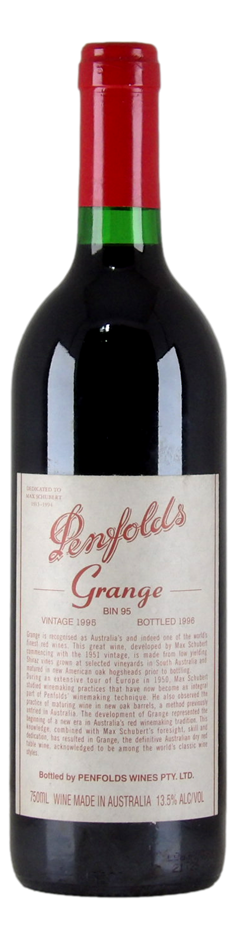Penfolds Bin 95 Grange 1995 (1x 750mL) SA.