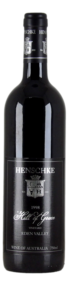 Henschke `Hill of Grace` Shiraz 1998 (1 x 750mL) Eden Valley, SA.