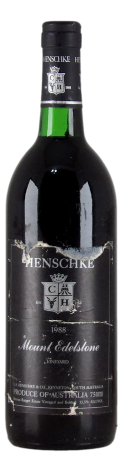 Henschke Mount Edelstone Shiraz 1988 (1x 750mL), Barossa, SA.