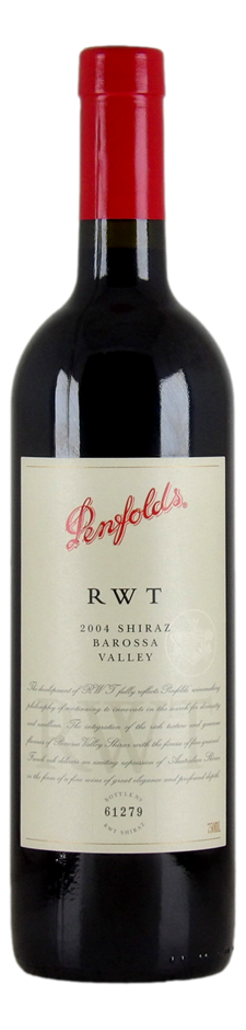 Penfolds `RWT` Shiraz 2004 (1 x 750mL) Barossa SA.