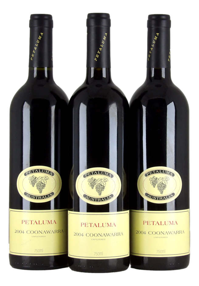 Petaluma Coonawarra Cabernet Merlot 2004 (3x 750mL),Coonawarra