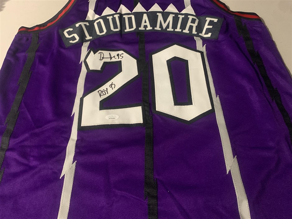 Damon Stoudamire signed and inscribed Jersey - Raptors