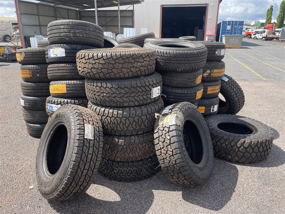 <p>Mixed lot of Mostly New Tyres</p>