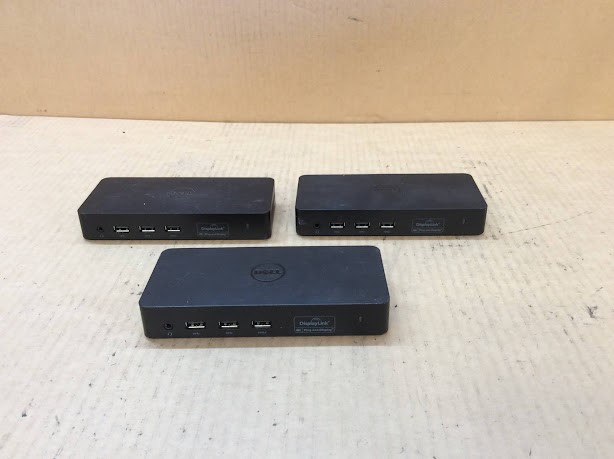 Dell D3100 Docking Station (Lot of 3)