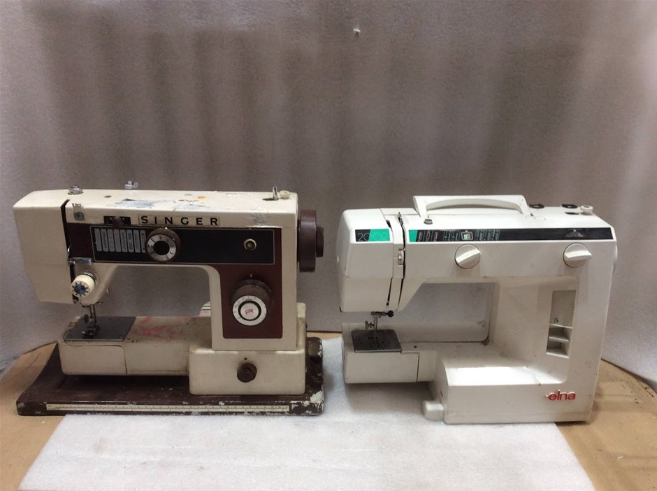 Elna 2002 Sewing Machine +Singer Sewing Machine
