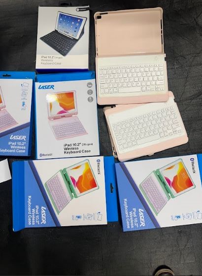 END OF LEASE SALE: Large quantity of wireless ipad keyboard case