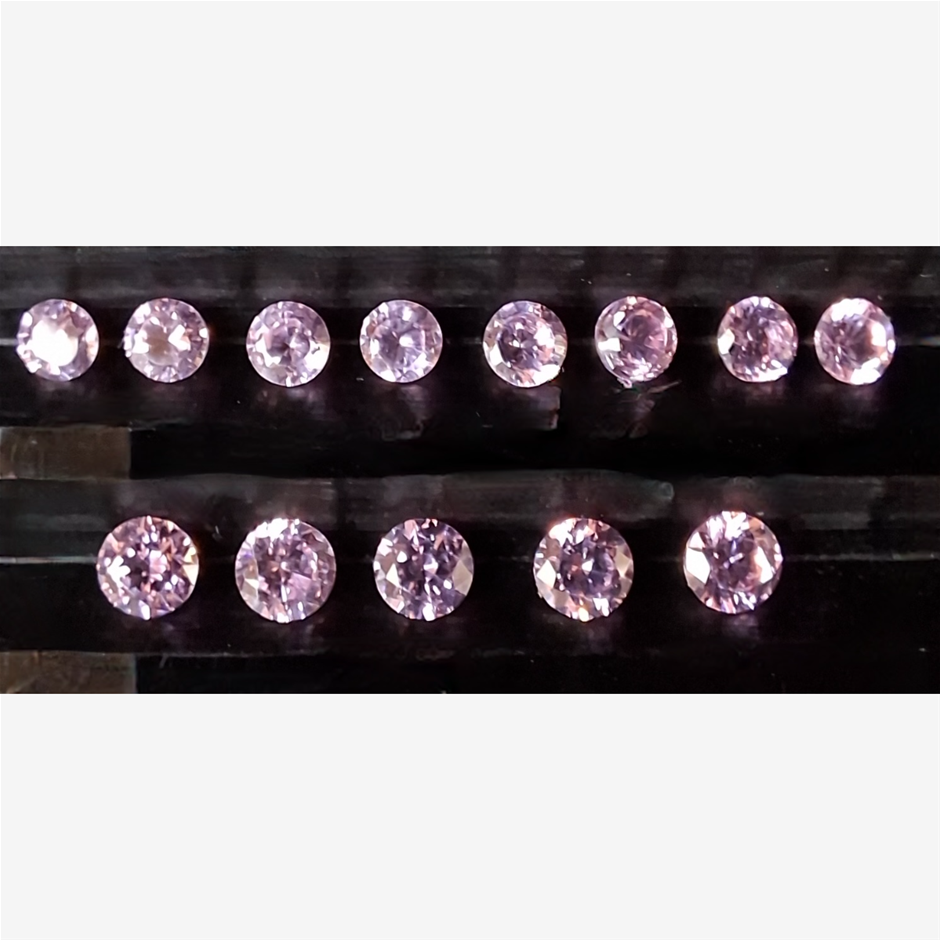 2.5&3mm Pink CZ