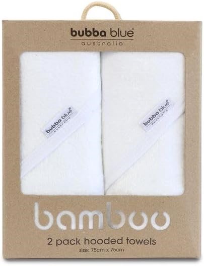 Bubba Blue 2 PK Bamboo Hooded Towels