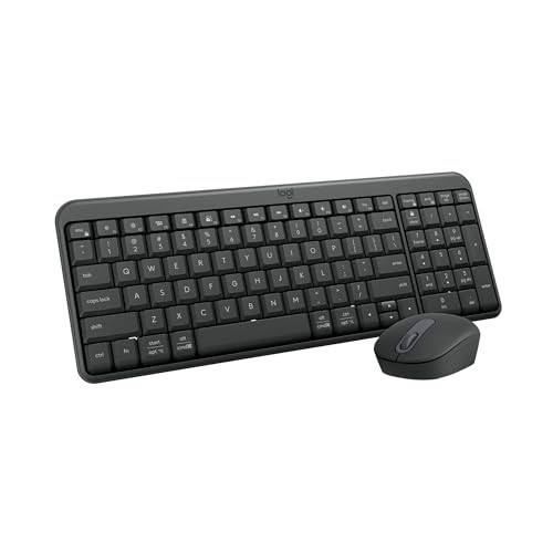 LOGITECH MK250 Bluetooth Wireless Combo - Graphite. NB: slightly damaged pa