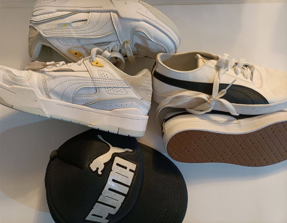 Puma Shoes 24.5 - 25.5 cm and Cap Minor Use. Others
