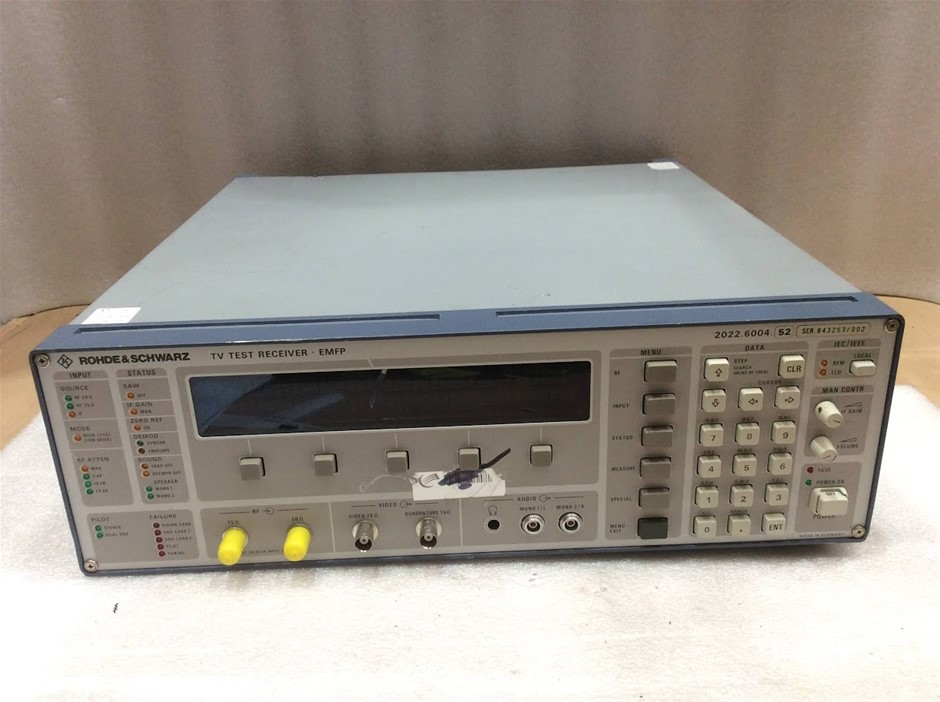 Rohde & Schwarz EMFP TV Test Receiver