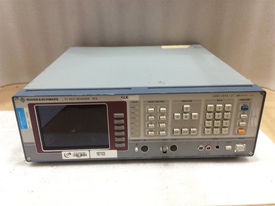 Rohde & Schwarz EFA TV Test Receiver