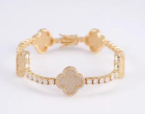 18k Italy Stamped Yellow Gold Filled Bracelet-Quality Guarantee-20.5cm