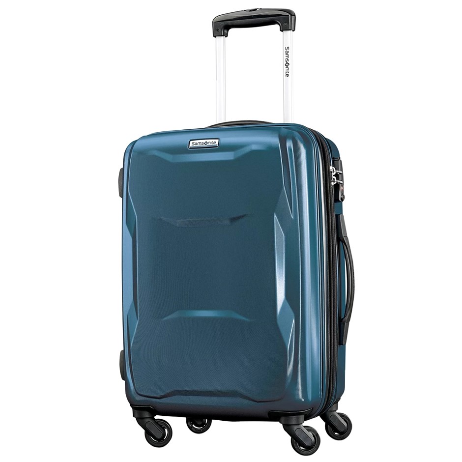 SAMSONITE Pivot Hub Spinner Luggage, Colour: Blue/Teal, Large. NB: minor us