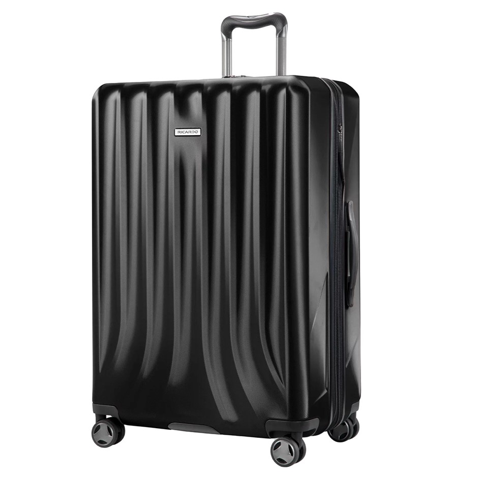 RICARDO Pacific Palisades Hardside Luggage Case, Black, 75cm. NB: Used, not