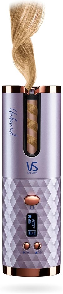 VIDAL SASSOON Unbound Cordless Auto Curler – Rechargeable Hair Curler with