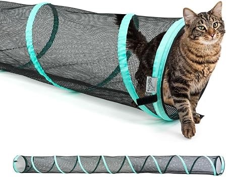 KITTY CITY Outdoor 10 Foot Play Tunnel. NB: Slightly Damaged Box.