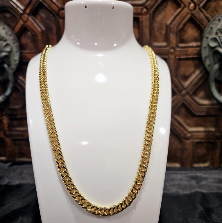 18KGold Filled /Italy Stamped  Yellow Chain -60cm-Bonus Gift