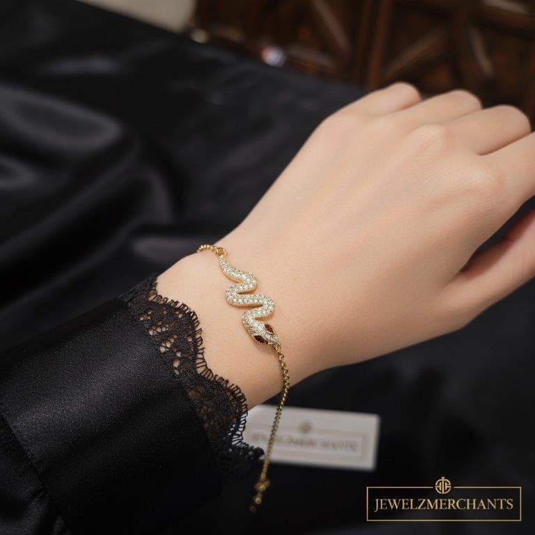 18K/Italy Gold Filled Bracelet -(Stamped 18K/Italy)-Warranty Quality-Gift