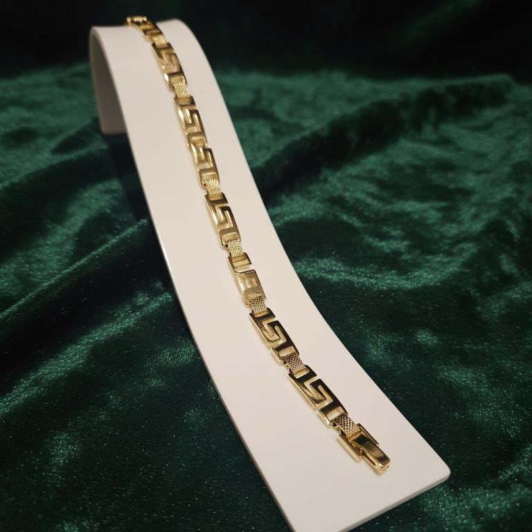 18K/Italy Gold Filled Bracelet -(Stamped 18K/Italy)-Warranty Quality-Gift