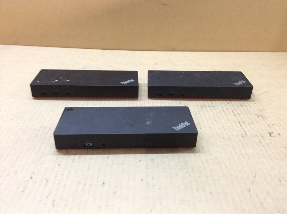 Lenovo ThinkPad Hybrid USB-C With USB-A Dock 40AF Docking Station(Lot of 3)