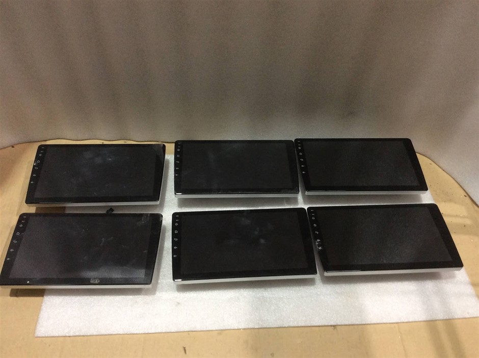 Mixed Brand Car Stereo Head Units & Touchscreen Displays (Lot of 6)