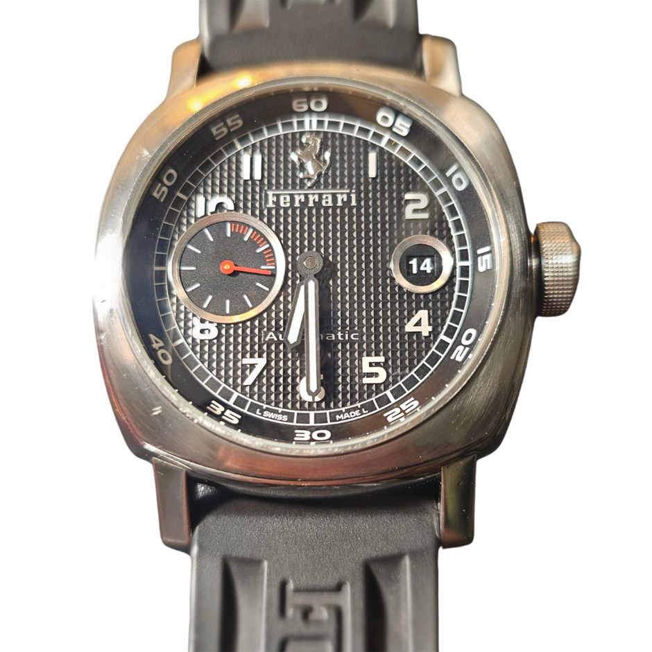 PANERAI FERRARI GRAN TURISMO 44MM STAINLESS STEEL FER00001 BXP & COA