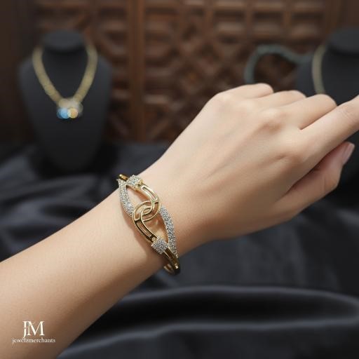 18K/Italy Gold Filled Bangle -(stamped 18K/Italy)-Warranty Quality