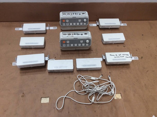 Epson H599LCU Touch Units&ELPCB01 Connection and Control box (Lot of 10)
