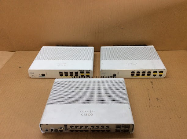 Cisco WS-C2960C-8PC-L V01&WS-C2960C-12PC-L V01 Switch (Lot of 3)
