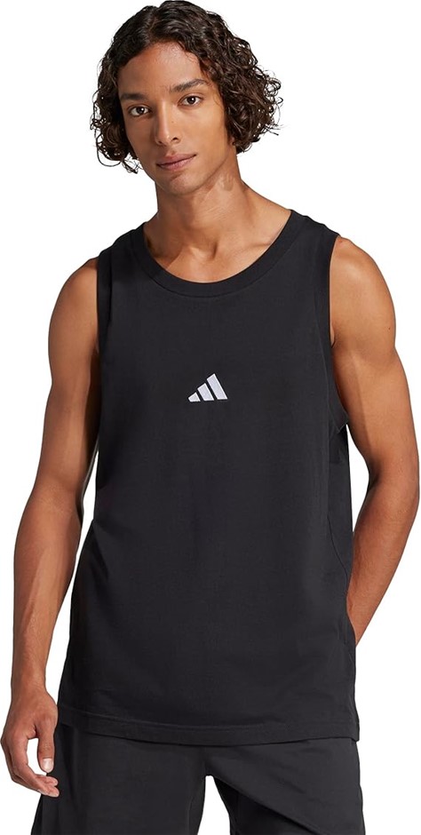 ADIDAS Performance Small Logo Men's Tank Top, Small, Black, KRG09.