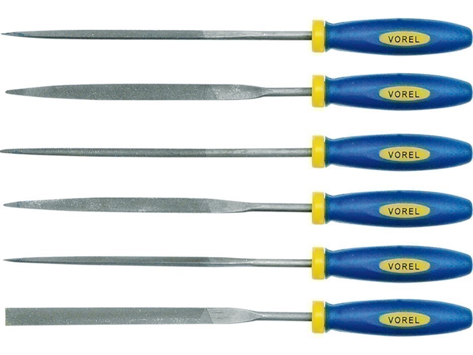 2 x VOREL 6pc 160mm Needle Files Sets.